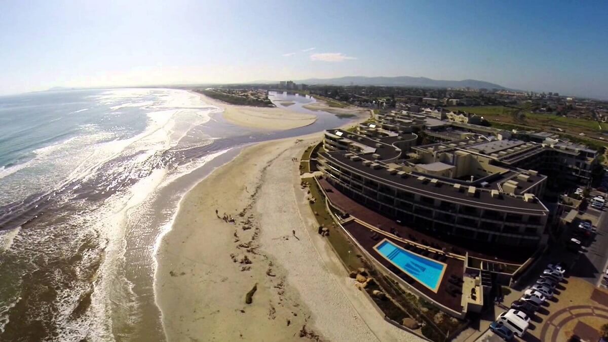 The Milnerton Lagoon and Beach South Africa