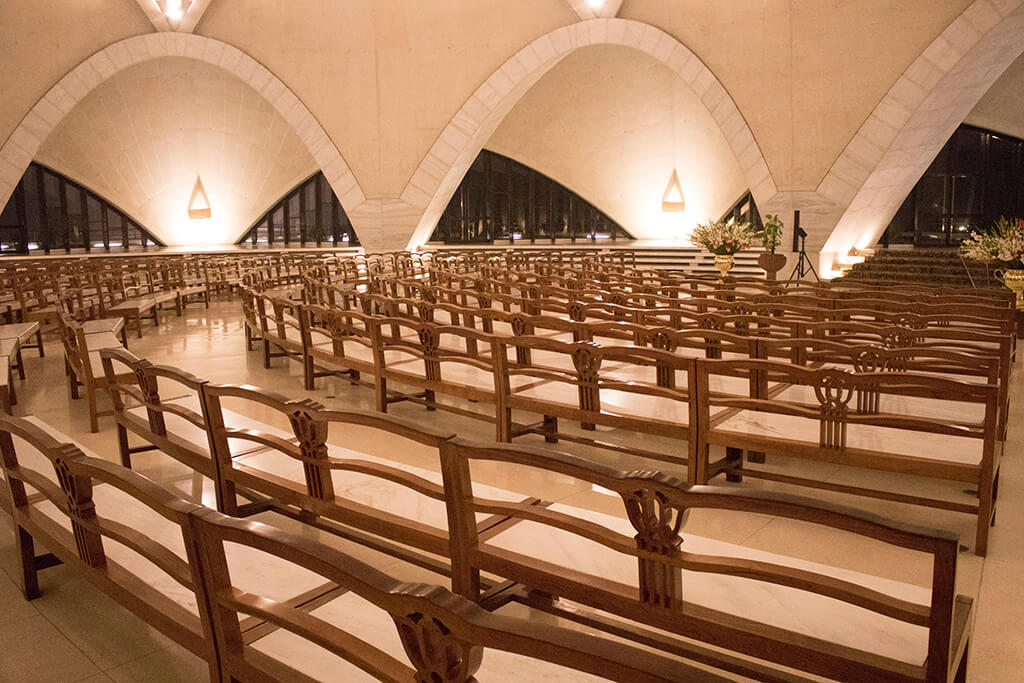 2,500 individuals accommodated in Lotus Temple main hall Delhi