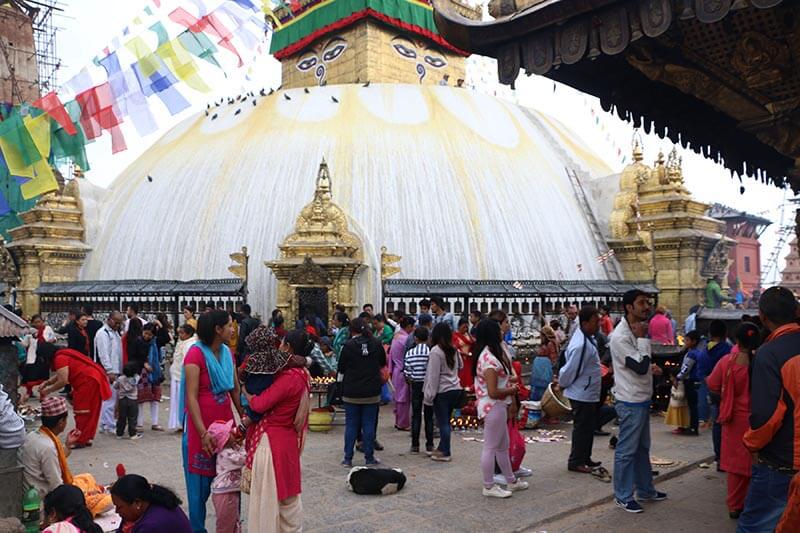 Buddha Jayanti Festival Swayambhunath Kathmandu Nepal