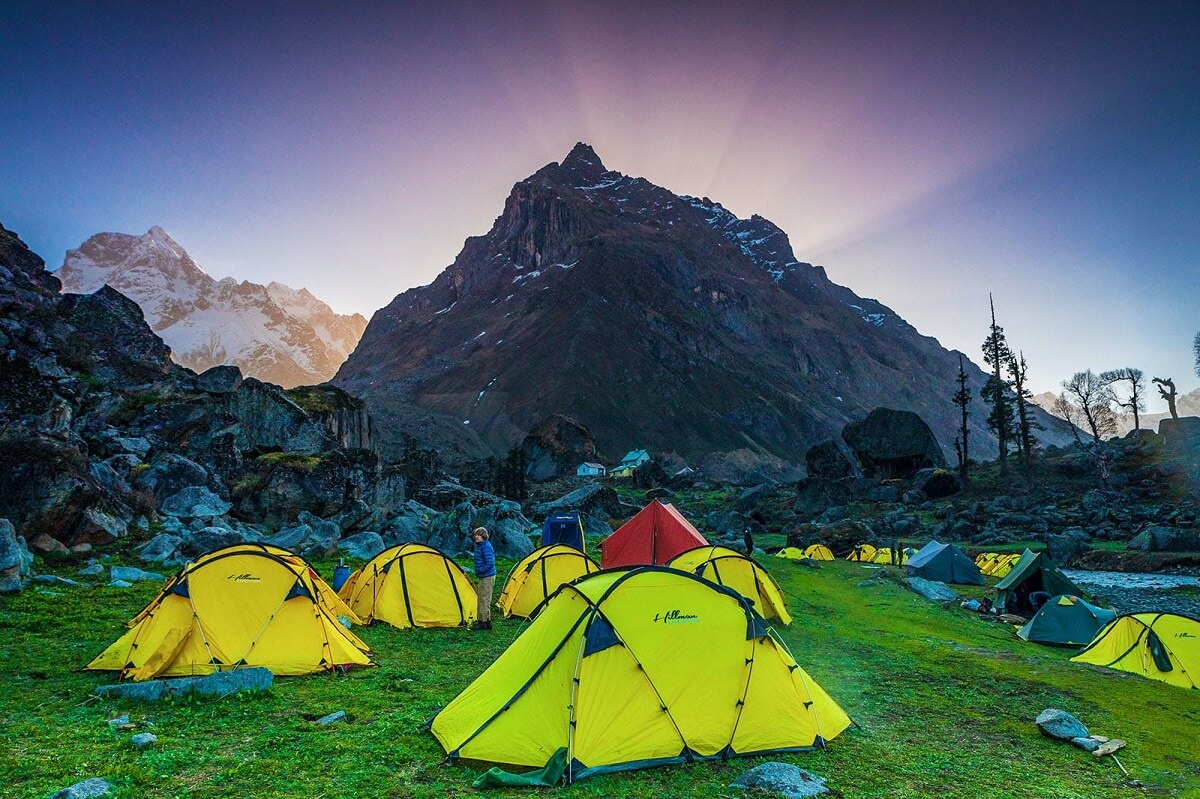 Camping in Har Ki Dun Uttarakhand