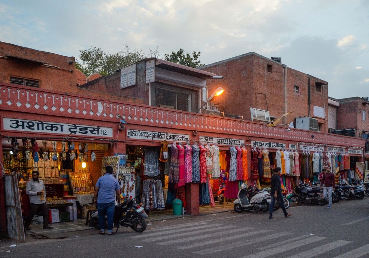 Colorful Street Bapu Bazaar, Jaipur