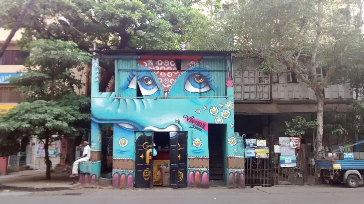 Colourful Street Bandra, Mumbai