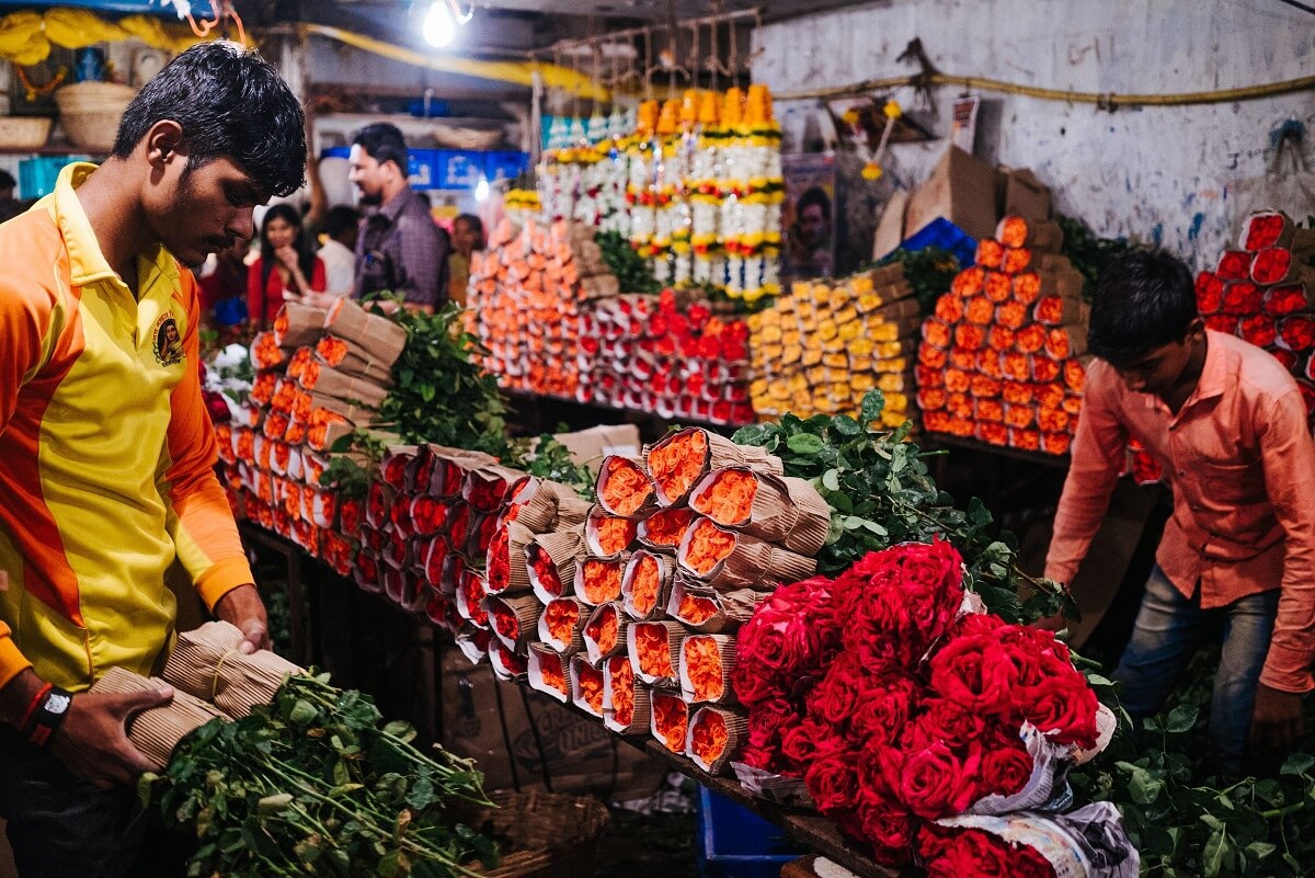 Dadar Flower Market, Mumbai