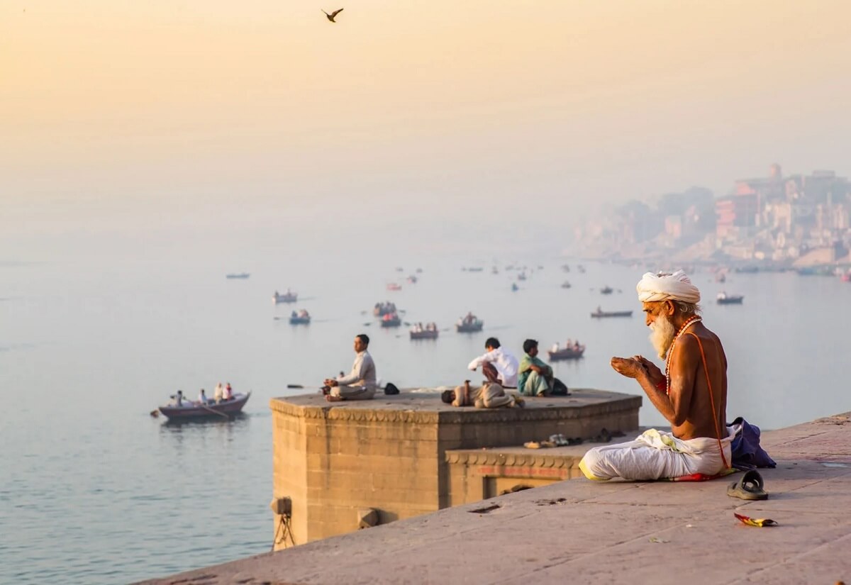 Ganges River in India Varanasi