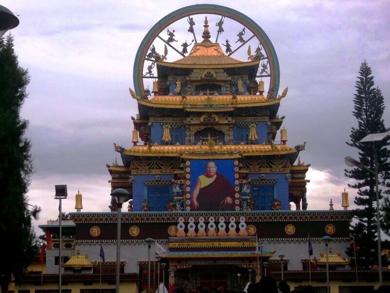 Golden Temple's Architecture in Coorg Karnataka
