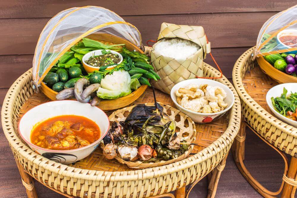Healthily Food in Thai Vacation Thailand