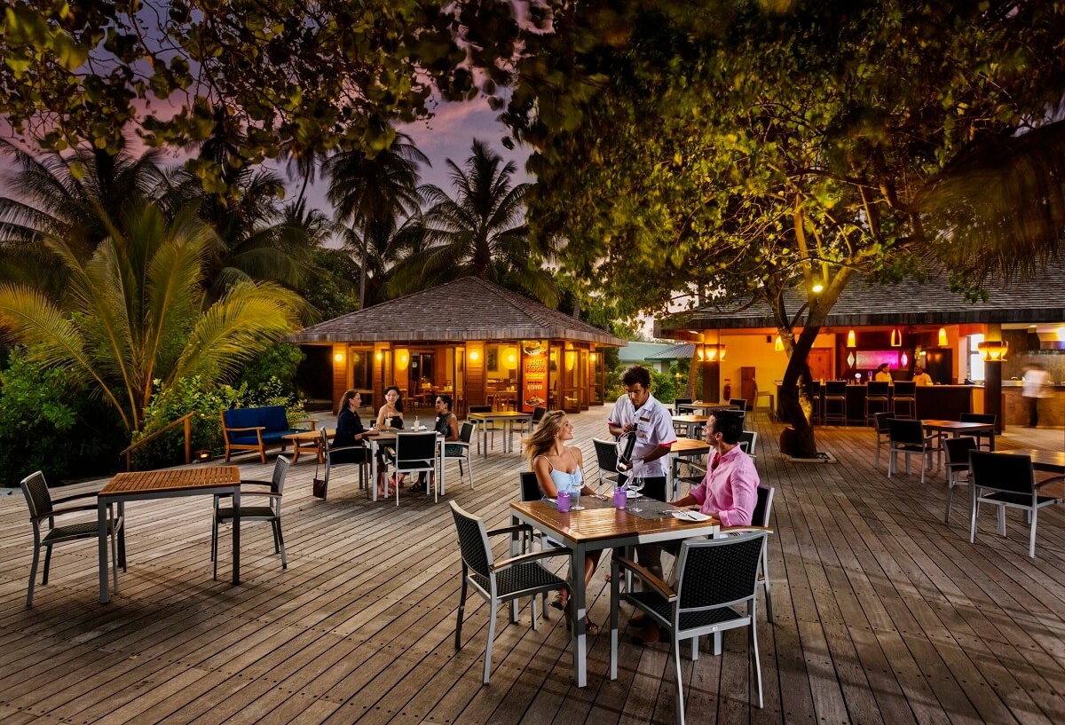 Hot Rock Restaurant Meeru Island Maldives
