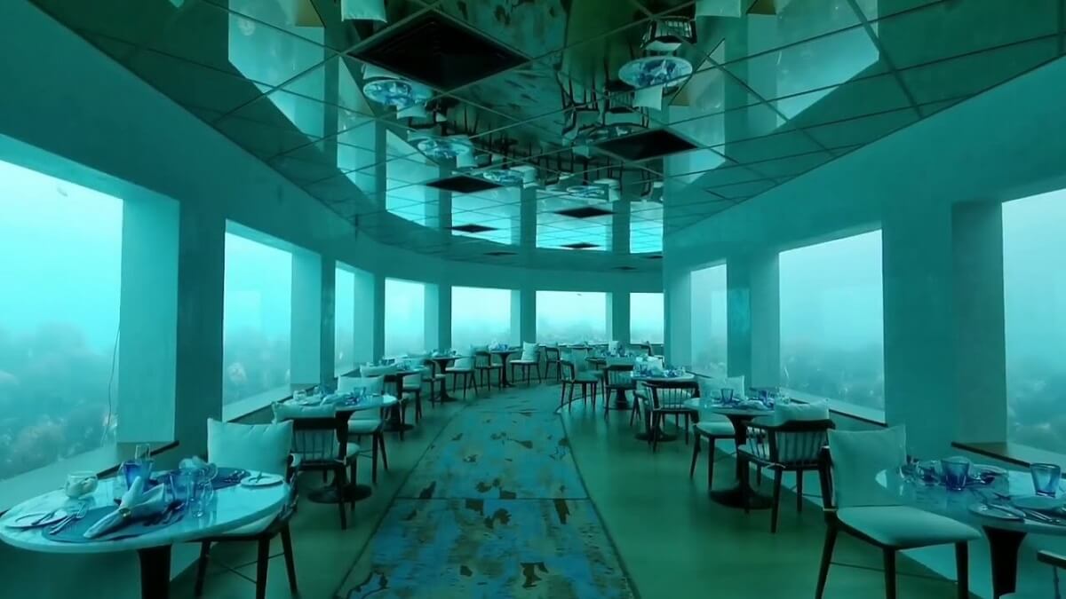 Only Blu Underwater Restaurant Maldives