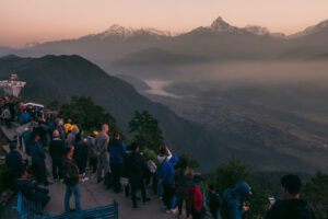 Sarangkot View Tower Pokhara, Nepal