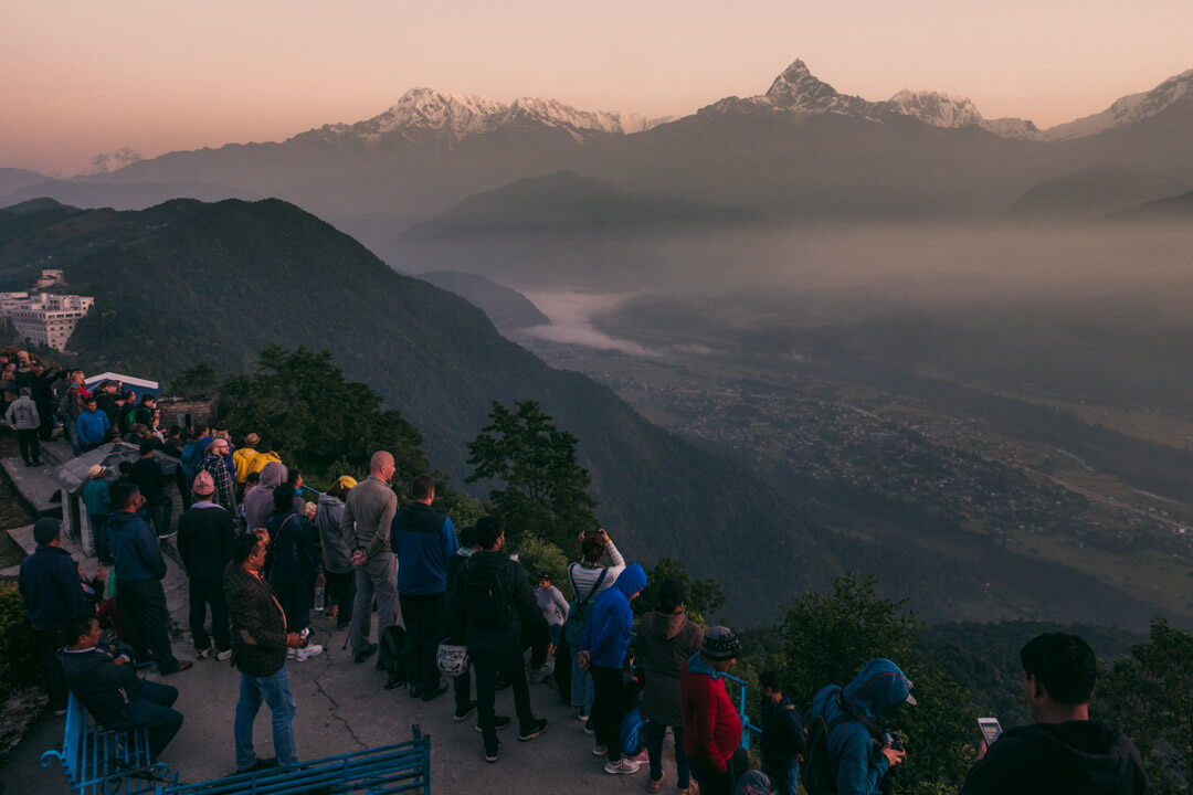 Sarangkot View Tower Pokhara, Nepal