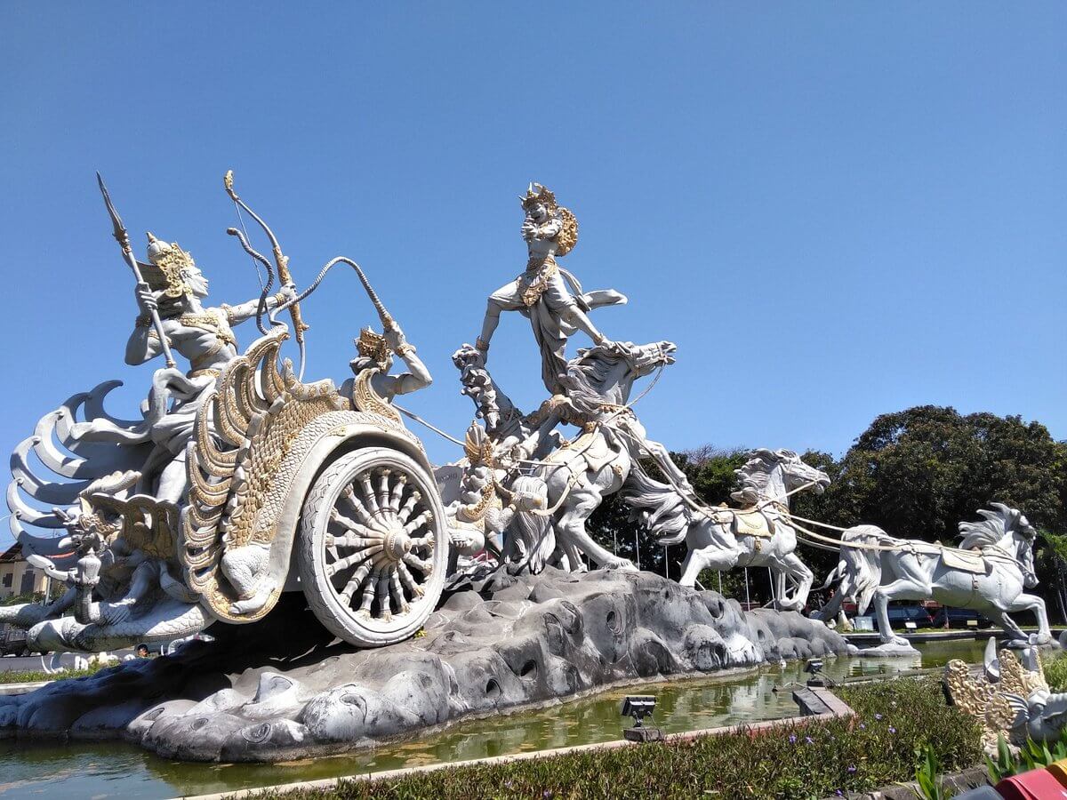 Satria Gatotkaca Statue Bali Indonesia