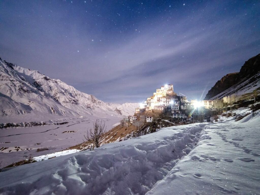 Spiti Valley Snowfall