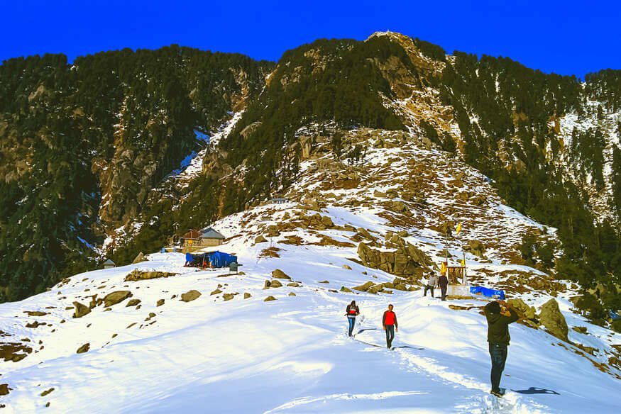 Triund Trek Mcleodganj Snowfall