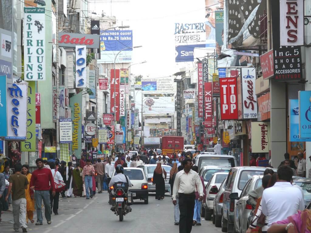 Commercial Street Bangalore Karnataka