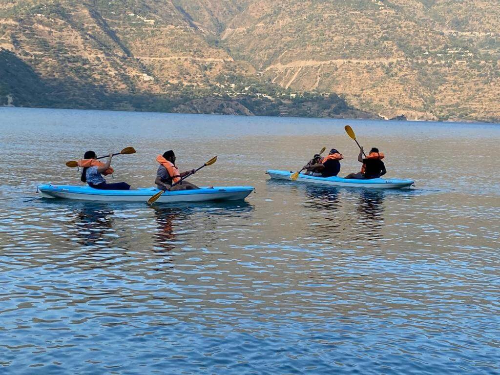 Kayaking in Tehri Lake Uttarakhand