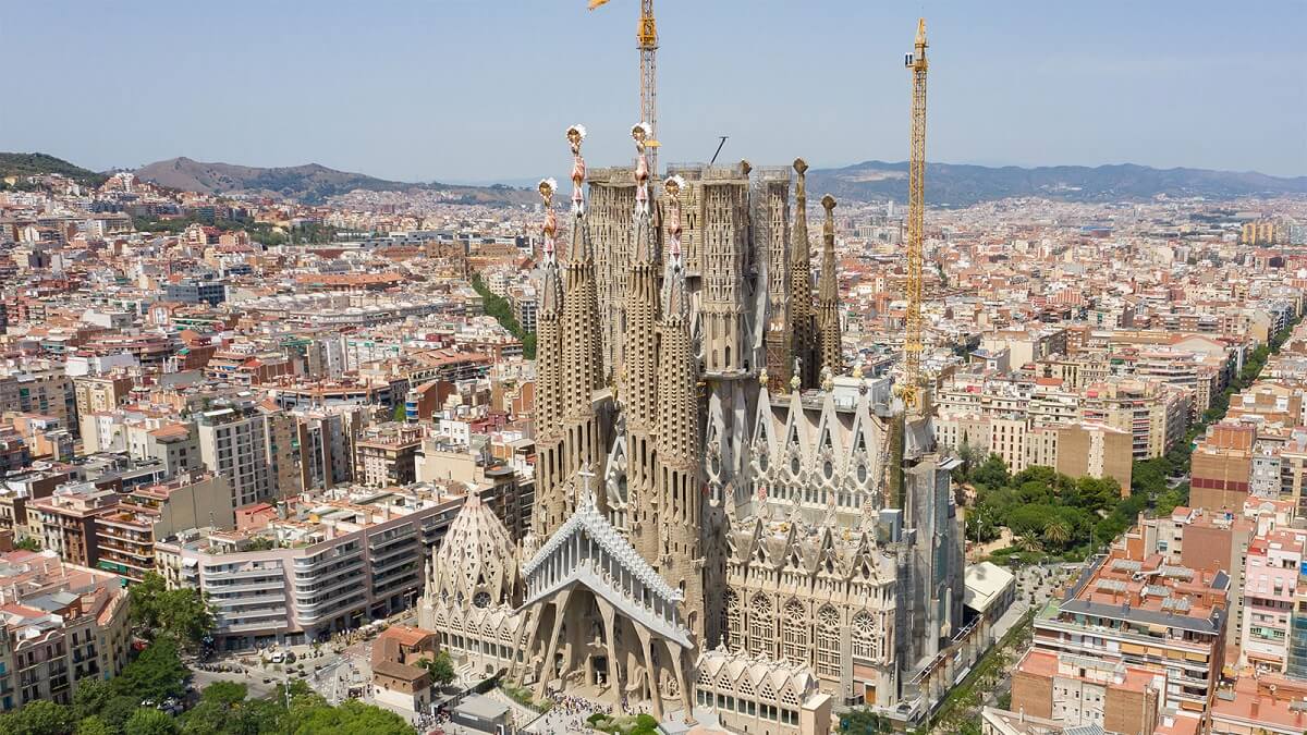 La Sagrada Familia Cathedral, Barcelona Spain