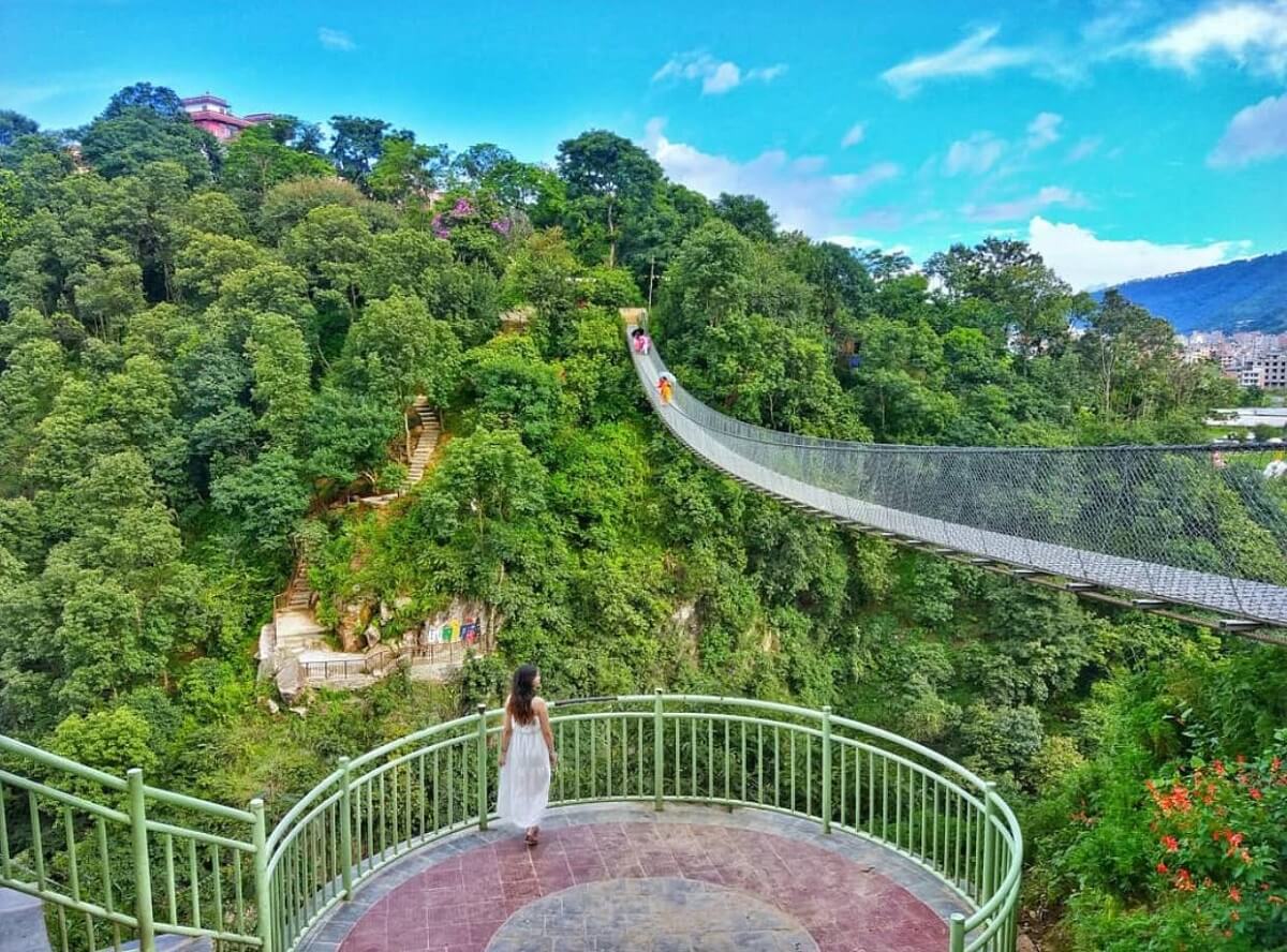Suspension Bridge Kirtipur Nepal
