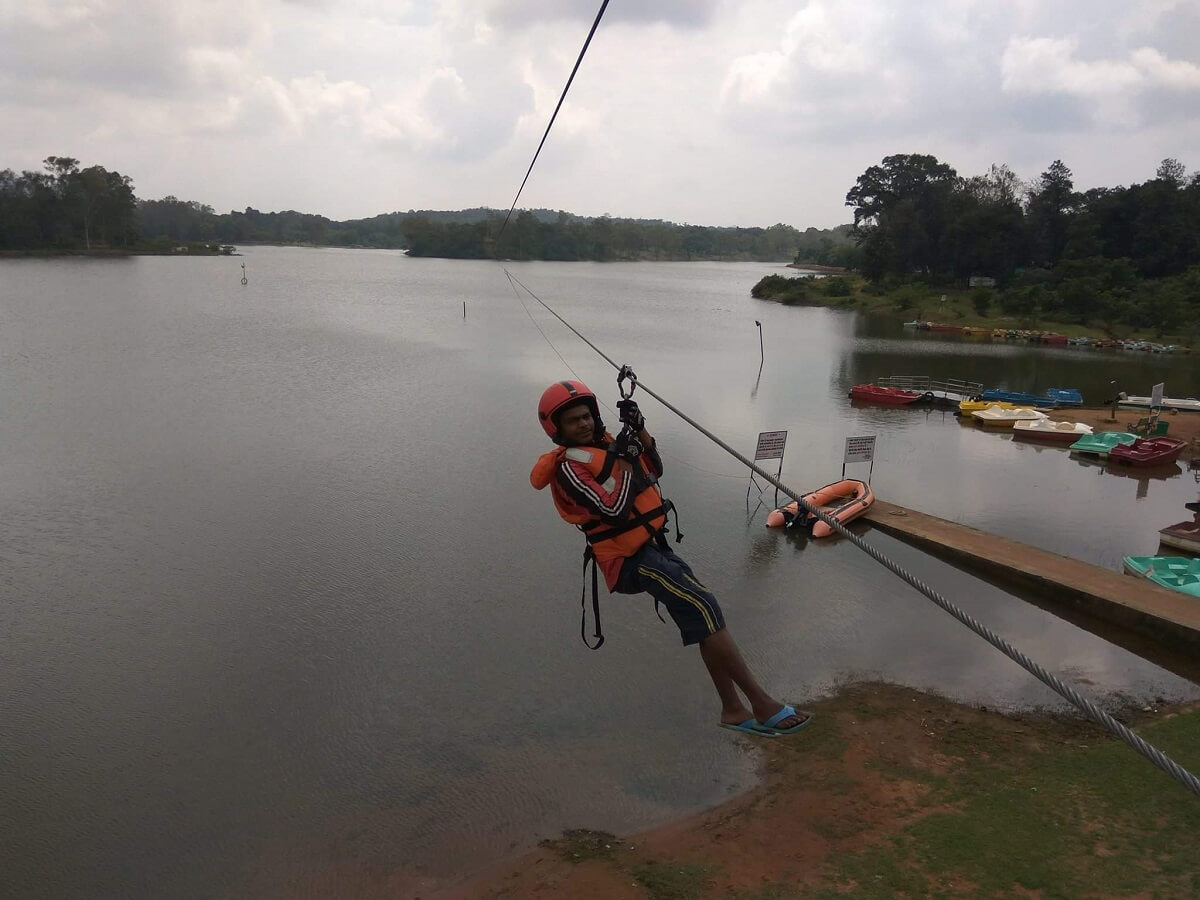 Ziplining At Satpura Adventure Club Pachmarhi Madhya Pradesh