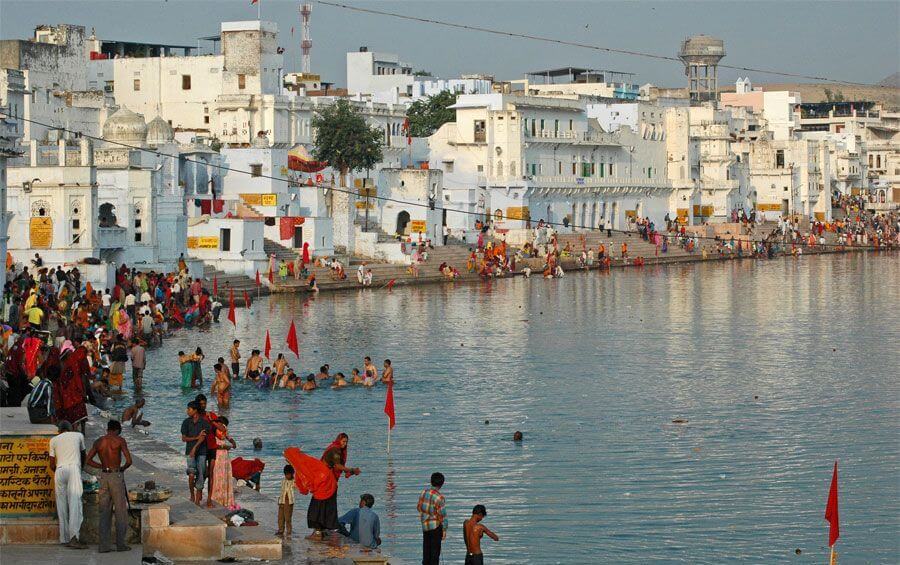 Dip in the Pushkar Lake, Pushkar