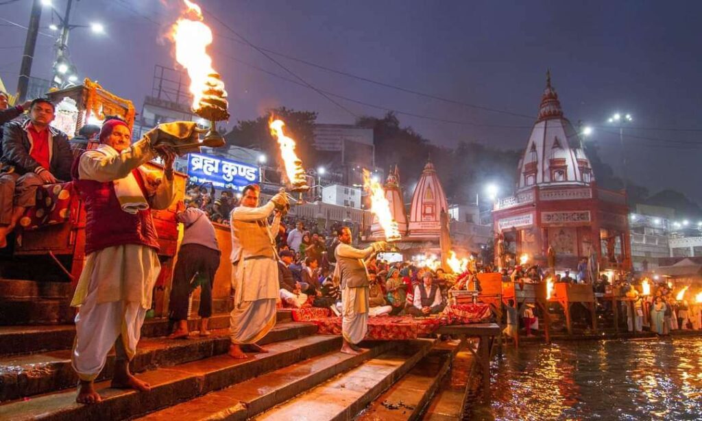 Haridwar's Traditional Ganga Aarti Uttarakhand