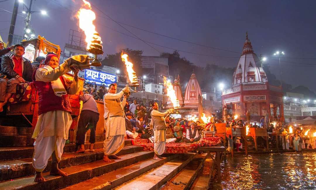 Haridwar's Traditional Ganga Aarti Uttarakhand