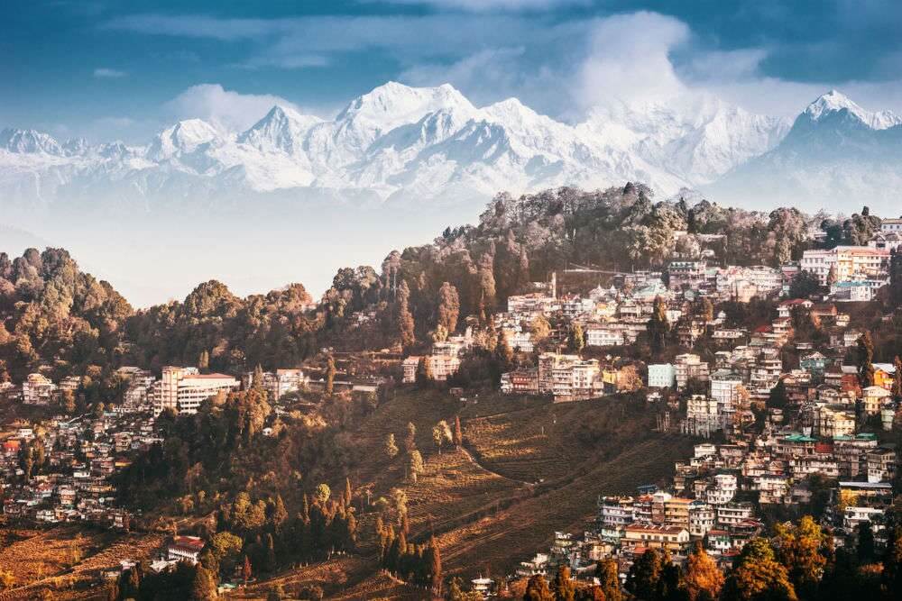 Kanchenjunga Mountain Peak