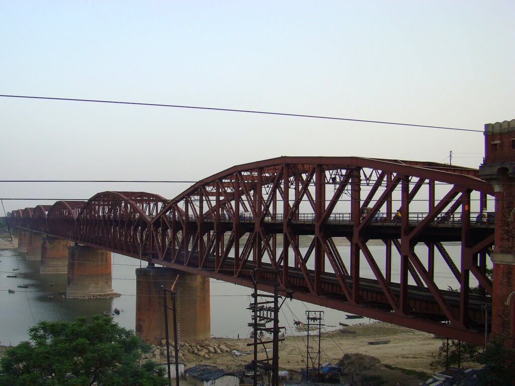 Malviya Bridge To Go Over The Ganges Varanasi