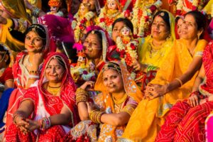 Mewar Festival, also known as the Gangaur Festival, has a fascinating origin story steeped in Hindu mythology. The festival is named after the goddess Gauri, the consort of Lord Shiva, who is worshipped during the celebrations.