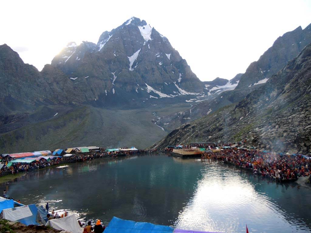 Temple Dedicated To Shiva Manimahesh Kailash Himachal
