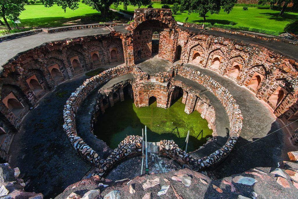 Baoli at Feroz Shah Kotla Delhi
