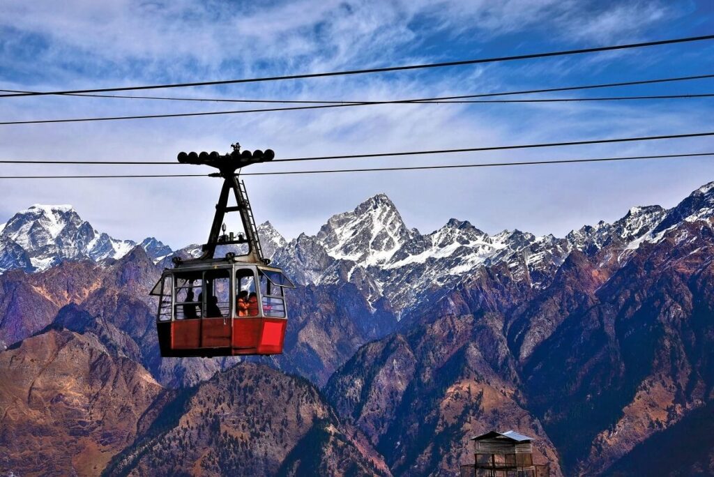 Cable Car Ride Snow View Point Nainital Uttarakhand