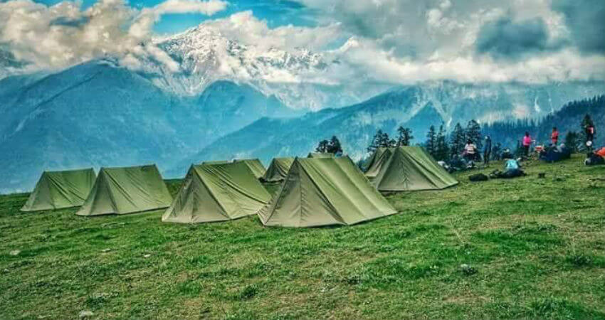 Camping in Tosh Himachal