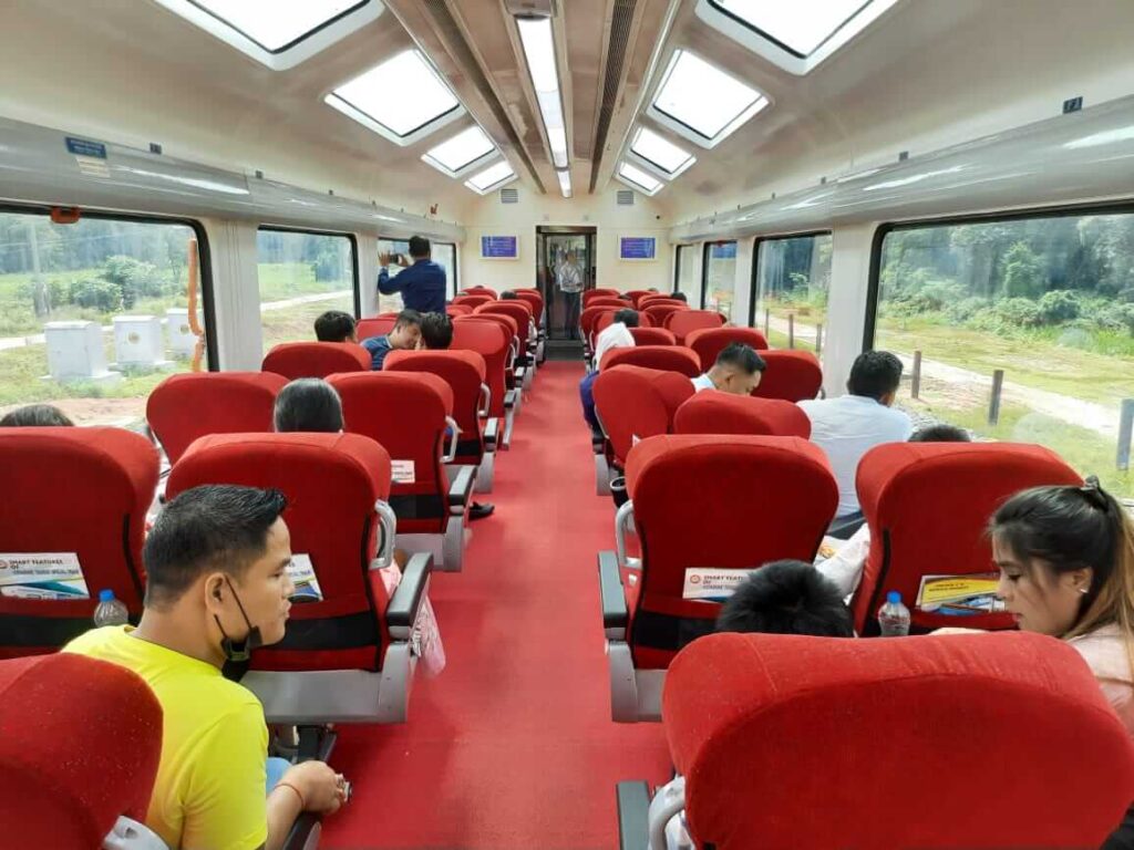 Vistadome Train Naharlagun-Guwahati Shatabdi Express Assam and Arunachal Pradesh