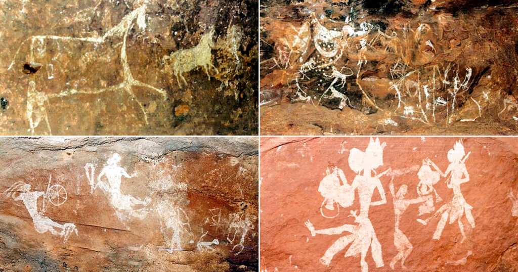 Adamgarh Hills Cave Painting, Madhya Pradesh