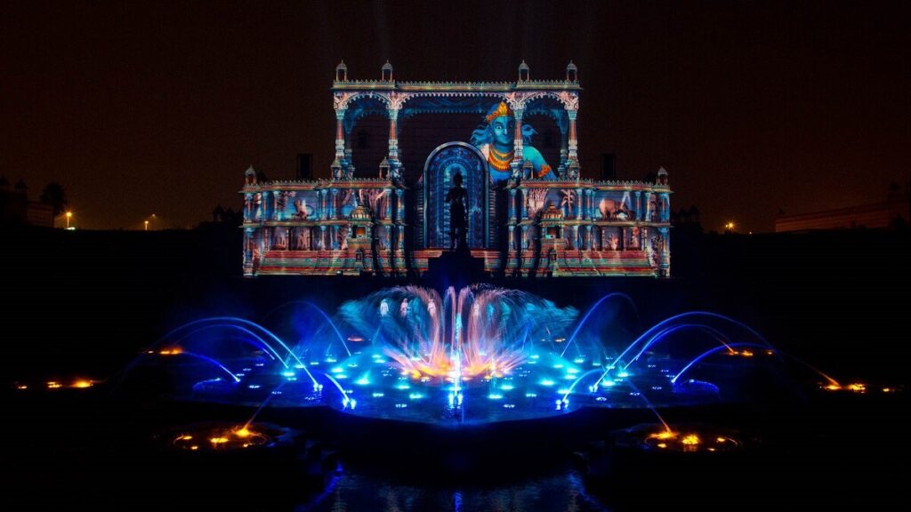 Akshardham Temple Delhi Musical Fountain