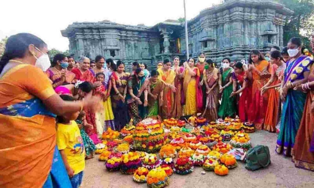 Bathukamma Festival Warangal Andhra Pradesh