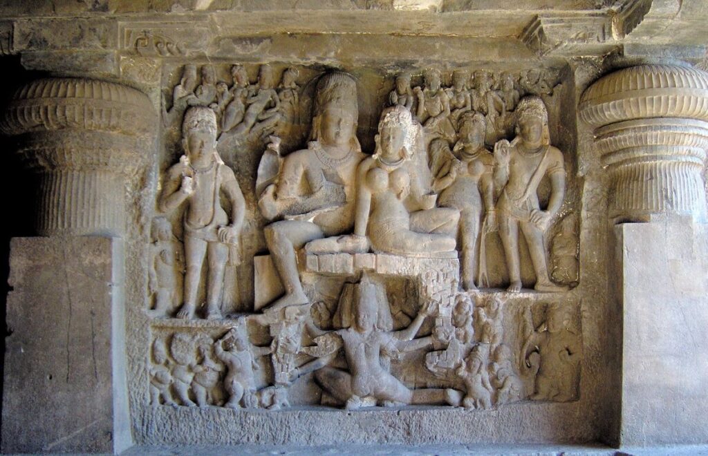 Ellora Caves Painting, Maharashtra