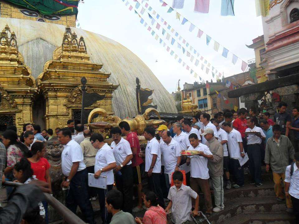Gunla Buddhist Festival Nepal