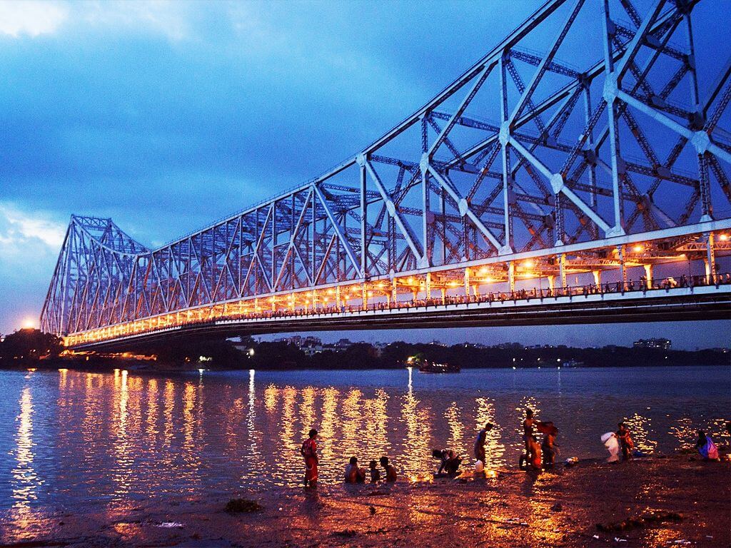 Howrah Bridge in Kolkata West Bengal
