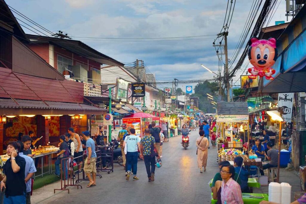 Pai Walking Street, Thailand