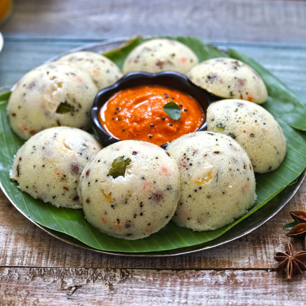 Rava Idli Food Karnataka