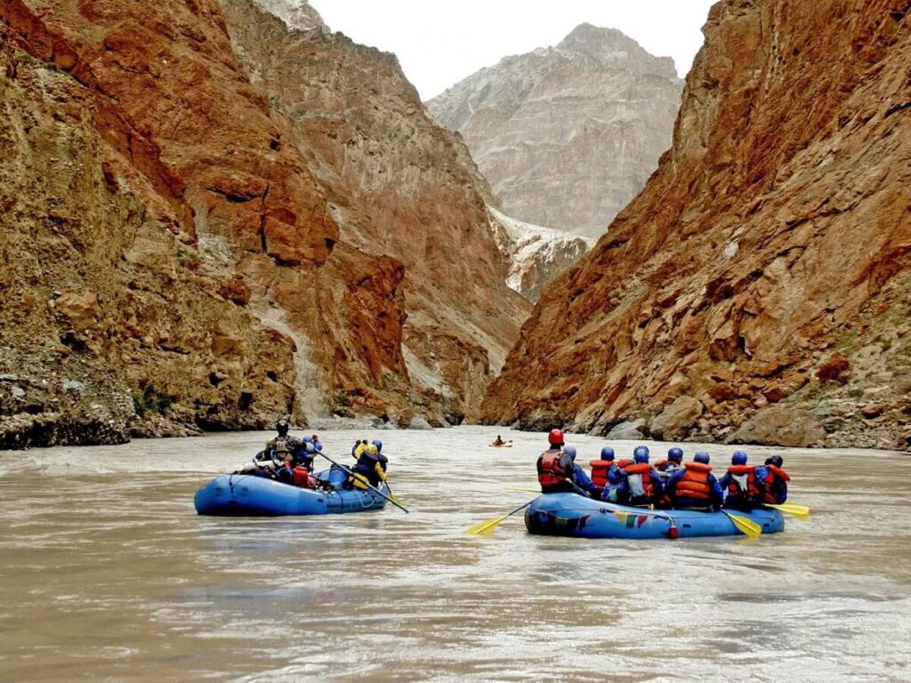 Zanskar River Raftingin Leh Ladakh