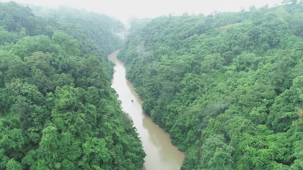 Aerial View from Chabimura Tripura