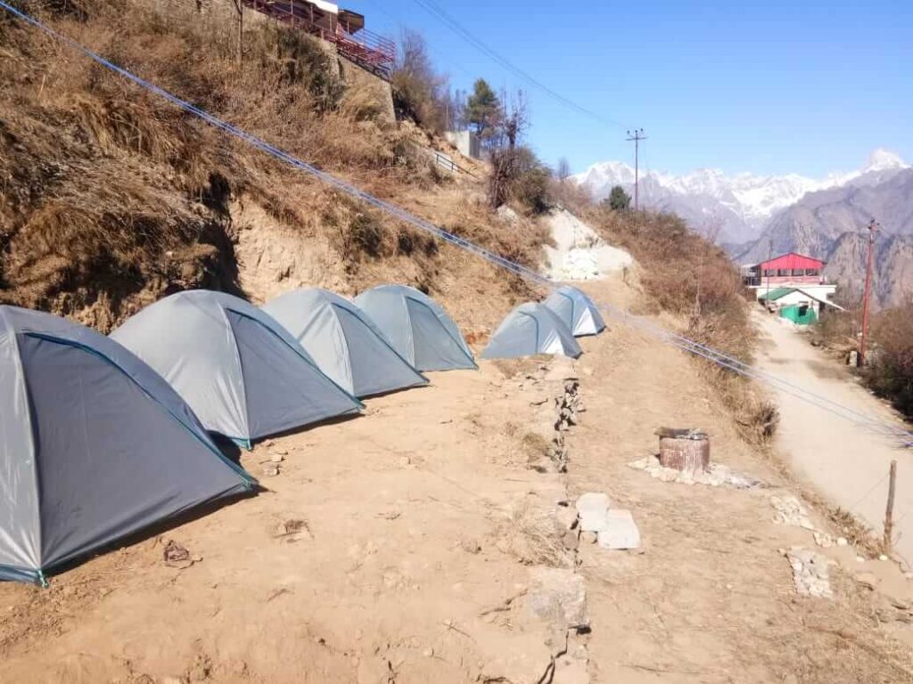 Camping in Auli Uttarakhand
