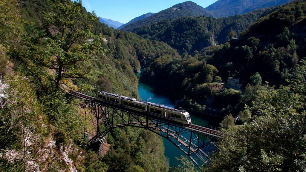 Centovalli Railway, in Italy