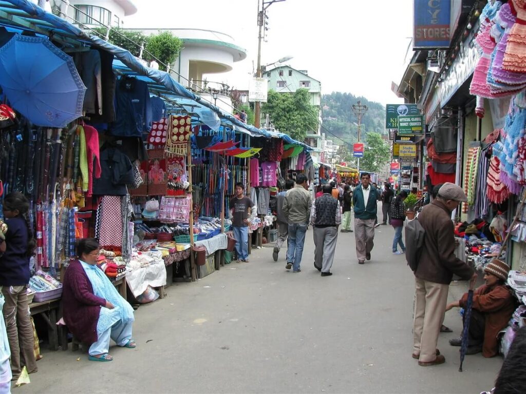 Mahakal Market in Darjeeling West Bengal
