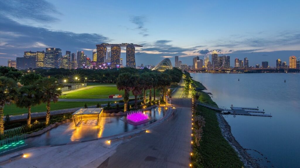 Orchard Road to Marina Bay Sands Singapore