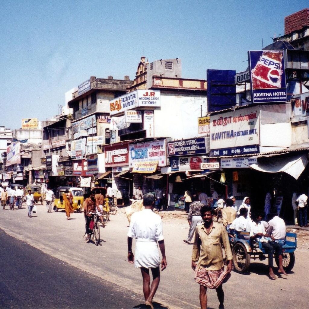 Parry's Corner in Chennai Tamil Nadu