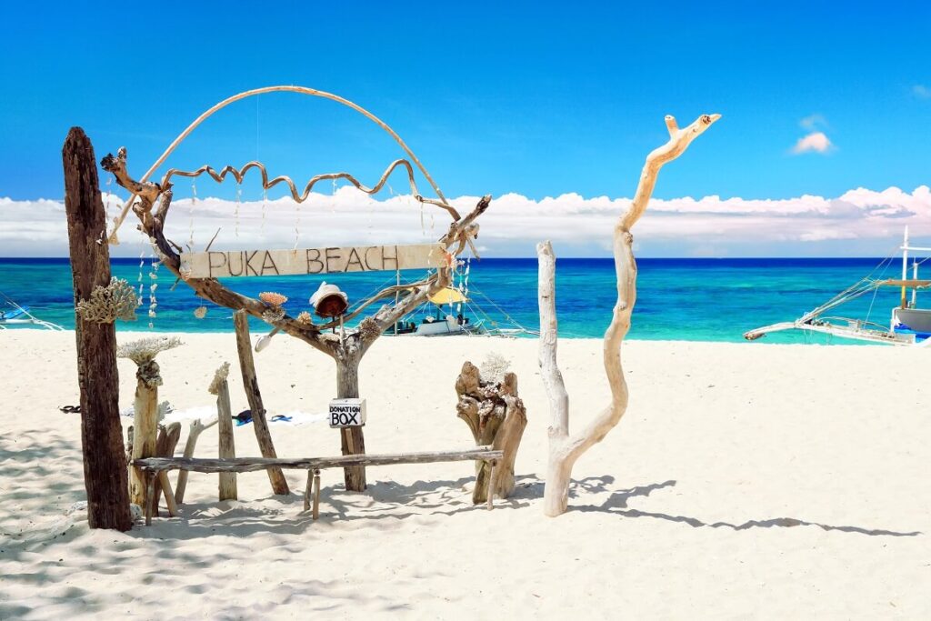 Puka Shell Beach Boracay, Philippines