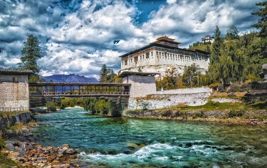 Rinpung Dzong Riverside Paro Bhutan